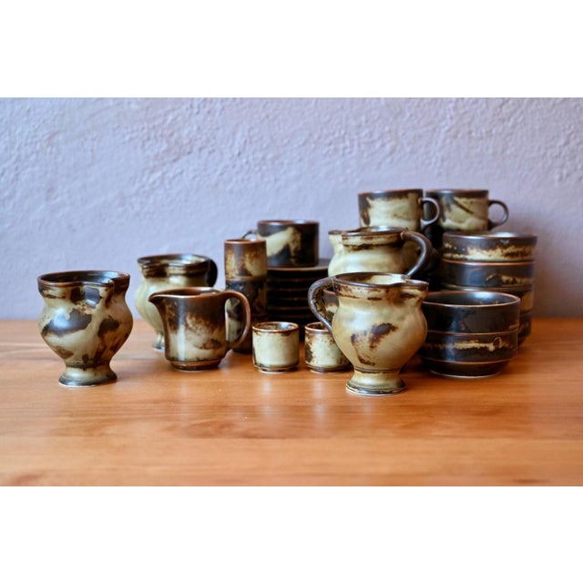 Sahara Coffee Service Glazed Stoneware from Langenthal, 1960s For Sale - Image 12 of 12