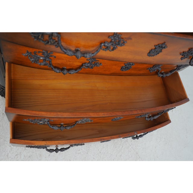 Monumental French Louis XV Style Commode Chest For Sale - Image 4 of 17