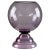 Vintage Glass Ball Vase attributed to Daum Nancy, 1970s For Sale - Image 10 of 10