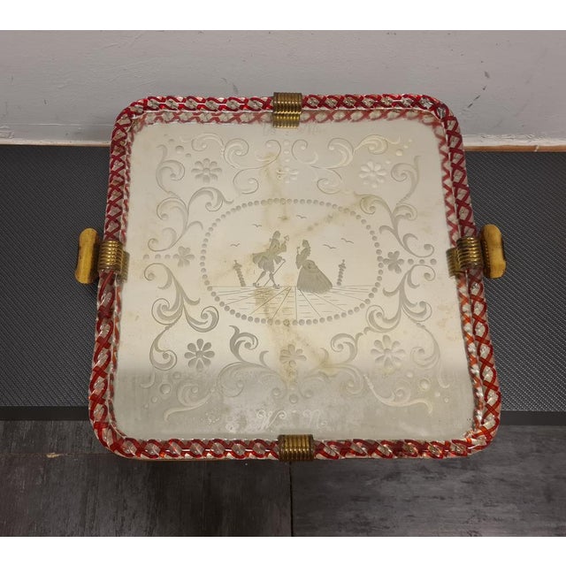 Vintage Tray by Ercole Barovier, 1940s For Sale - Image 3 of 13
