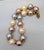 Metal Vintage 1985 Signed Monet Multi-Color Big Faux-Pearl Necklace For Sale - Image 7 of 8