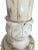 Stone 1980s Rustic Carved Alabaster Gueridon Small Occasional Table Stand For Sale - Image 7 of 15