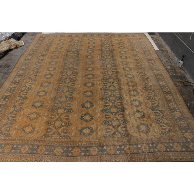 Originating from Afghanistan circa 1950-1960, a handknotted vintage wool Ottoman rug from Rug & Kilim’s coveted Antique &...