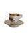 Empire Style Porcelain Cup and Saucer from Royal Copenhagen, Denmark, 19th Century, Set of 2 For Sale - Image 10 of 10