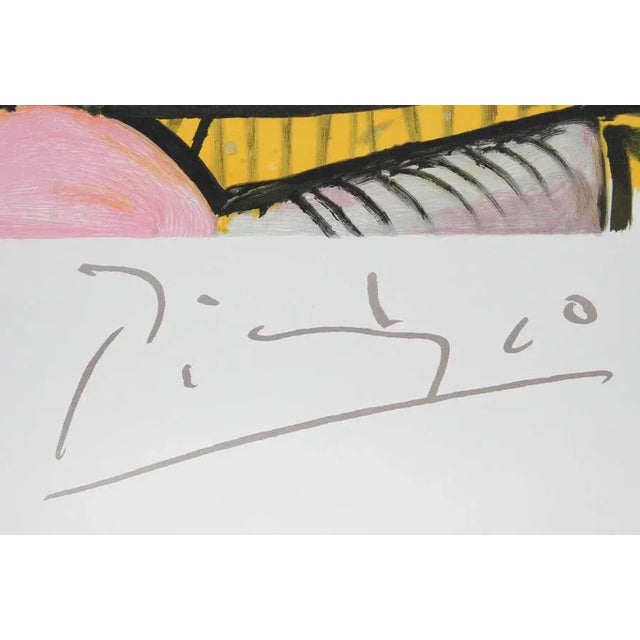 Impressionist 1980s "Vase de Fleurs" Lithograph After Pablo Picasso For Sale - Image 3 of 5