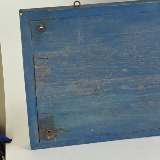 Brilliant Decorative Vintage Tavern Sign in Blues, Advertising Meals Where Miners Are Welcome For Sale - Image 10 of 13