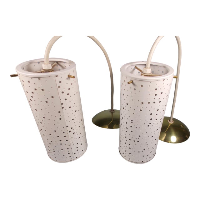 Mid-Century Modern 'Starry Night' Pendant Lights by Ernest IGL - a Pair For Sale