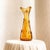 Sękacz Amber Glass Vase from Huta Szkła Ząbkowice, Poland, 1970s For Sale - Image 6 of 6