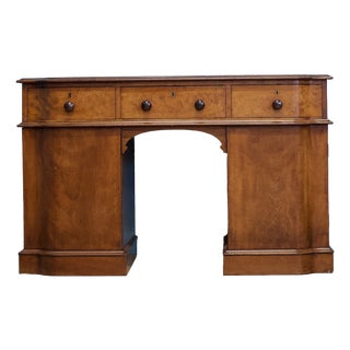 Antique Victorian British Desk, 1880s For Sale