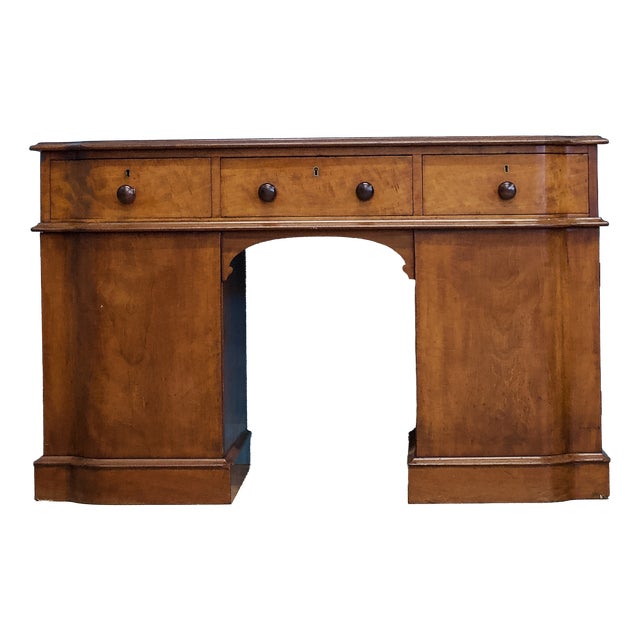 Antique Victorian British Desk, 1880s For Sale