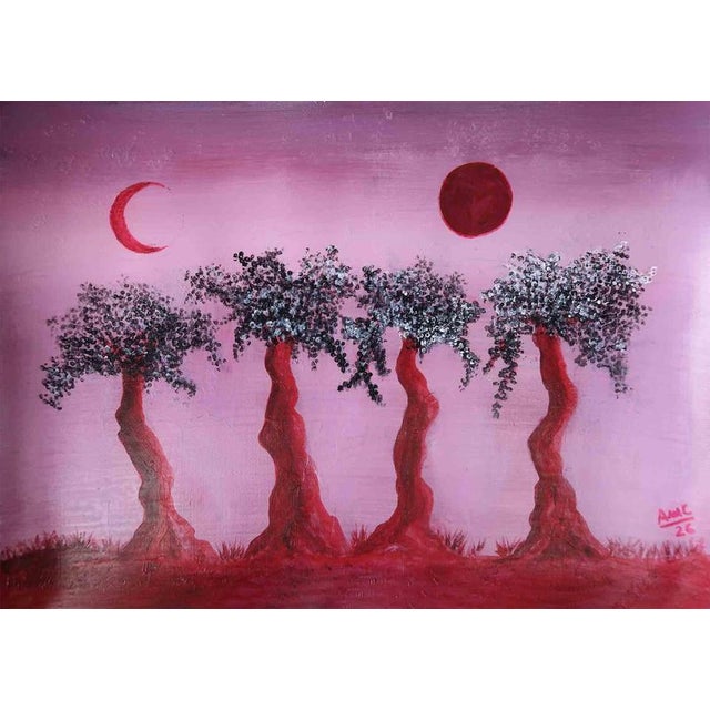 Anna Maria Caboni, Multiverse, Acrylic Painting For Sale - Image 4 of 4