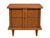 This pair of 1960s American of Martinsville nightstands features a rich walnut finish and iconic mid-century modern...
