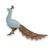 Our sculptured peacocks are majestic and grand in their style and size. The glazed porcelain bodies are accented with...