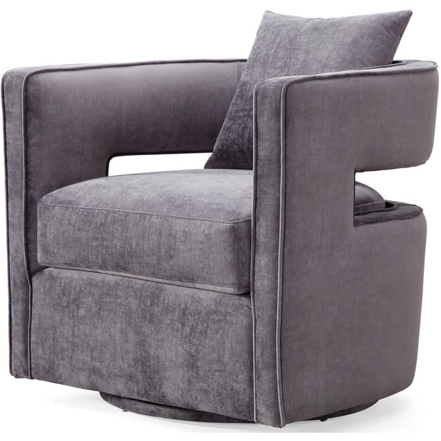 The minimalistic Kennedy swivel chair is versatile and stylish. A comfortable foam fill makes it as plush and inviting as...