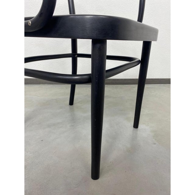 Black Art Deco Armchairs No. a 64f attributed to Adolf Gustav Schneck for Thonet Mundus, 1930s, Set of 2 For Sale - Image 8 of 15