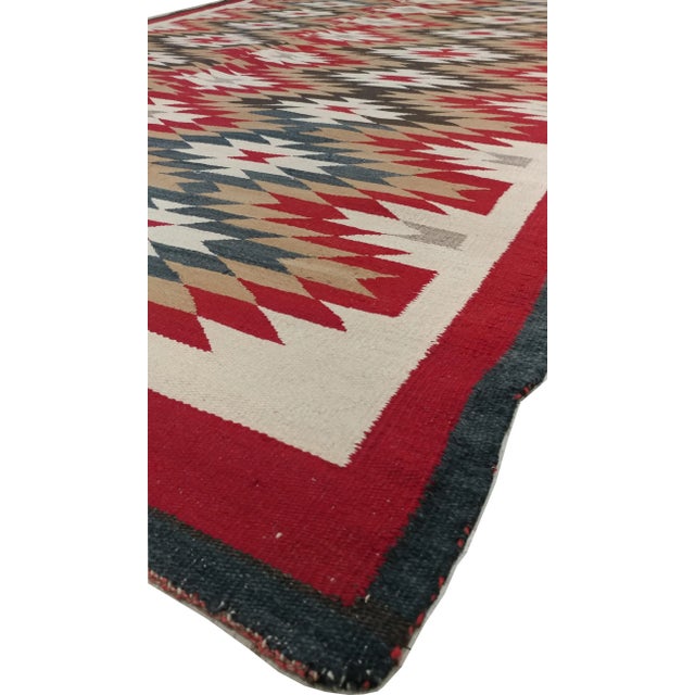 Textile Vintage Navajo Style Rug, 4'7x7 For Sale - Image 7 of 13