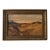 Early 20th-Century Dutch School Coastal Landscape in Period Ornamental Frame For Sale