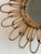 Wood Vintage Rattan Sun Mirror, 1950s For Sale - Image 7 of 12