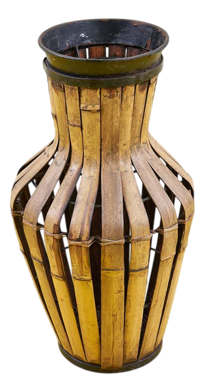 Vintage Vase in Bamboo