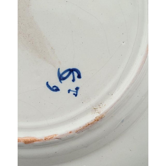 Faïence Plate With Joan of Arc, France, 19th Century For Sale - Image 10 of 10