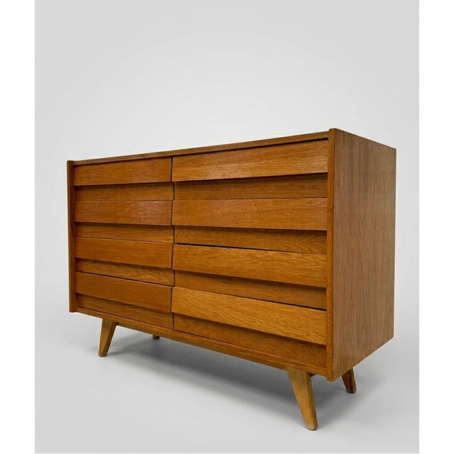 1960s Mid-Century U-453 Chest of Drawers from Jiří Jiroutek, Czechoslovakia, 1960s For Sale - Image 5 of 7