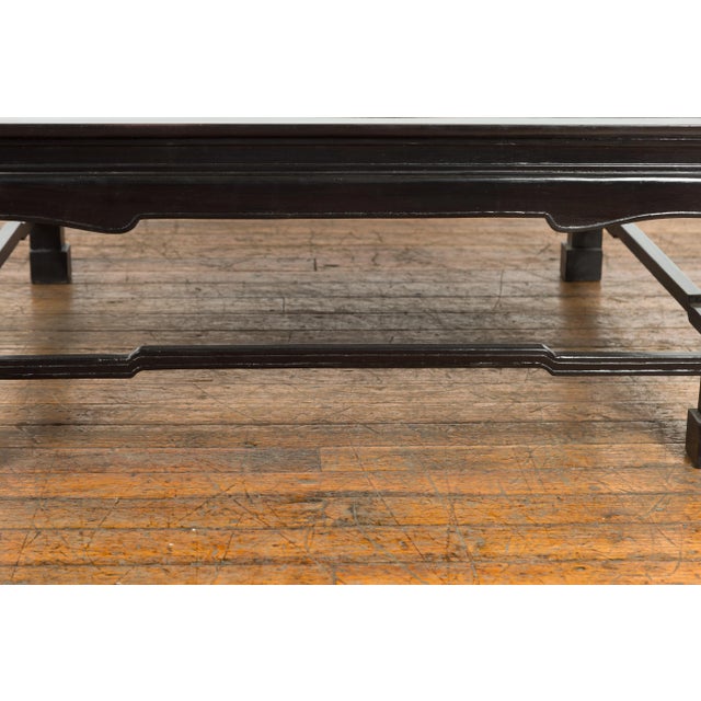 Vintage Negora Lacquered Square Coffee Table For Sale - Image 9 of 12