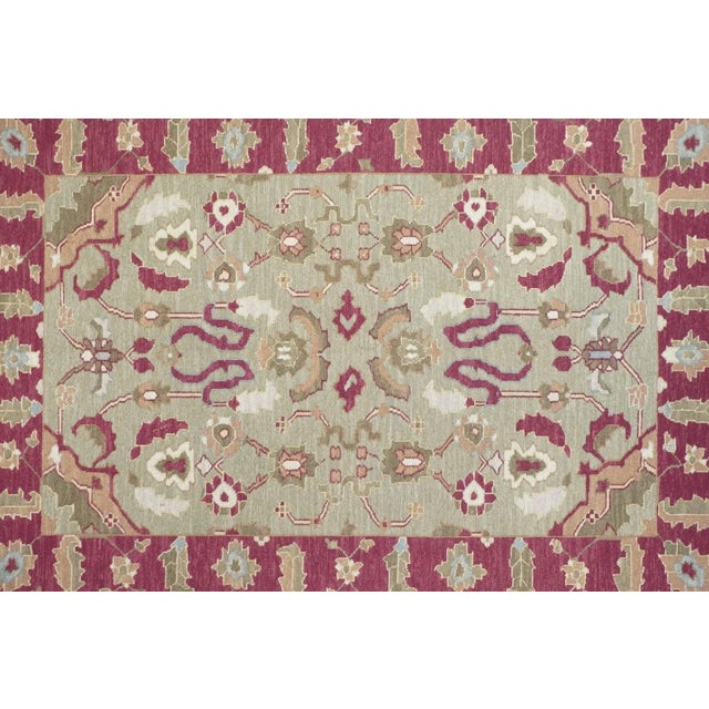 Turkish Sumak Rug 4'1'' X 6'1'' For Sale - Image 3 of 10