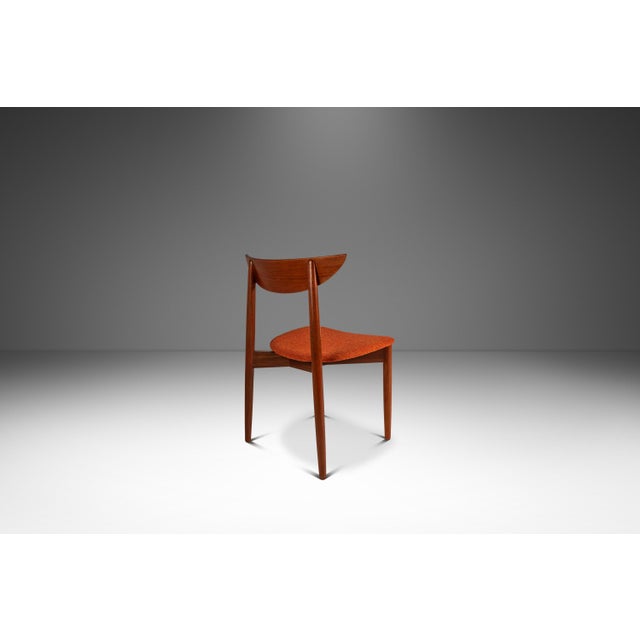 Harry Ostergaard Rare Danish Mid-Century Modern Desk / Side Chair in Teak & New Fabric by Harry Østergaard for Randers Møbelfabrik, Denmark, C. 1960s For Sale - Image 4 of 18