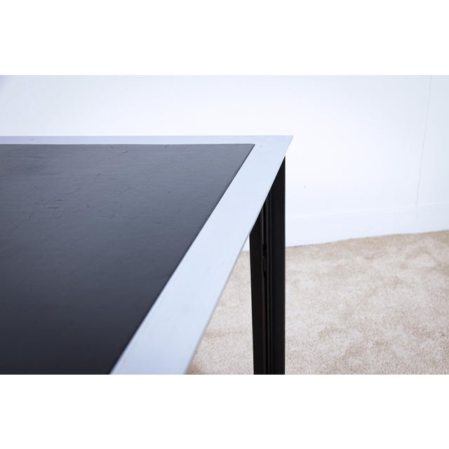 1980s Large Chrome Bands Table by Luigi Caccia Dominioni for Azucena, 1980s For Sale - Image 5 of 16