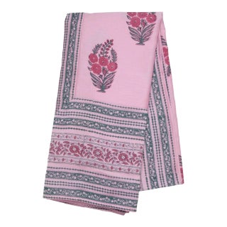 Roza Tablecloth, 8-seat table - Pink & Teal For Sale