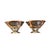 An exceptional rare pair of Georg Jensen sterling silver salts, model 235D, each rising on an organic tendril base to a...