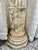 Alabaster 19th Century Italian Alabaster Bust of “The Sewing Girl” on Marble Pedestal, Neoclassical Sculpture For Sale - Image 8 of 12