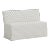 Stoffer Home x Cloth & Company Lindy Slipcover Dining Banquette in Francie Blue For Sale