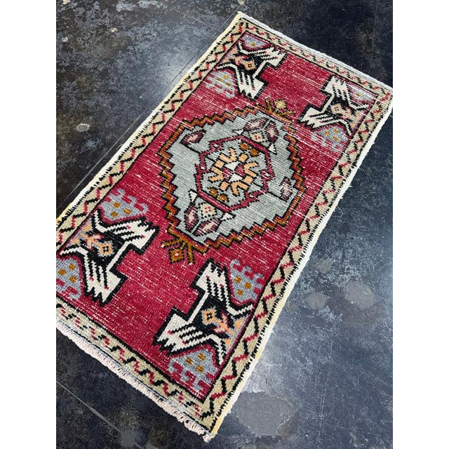 Early 21st Century Turkish Yastik Rug 1'8" x 3' For Sale - Image 5 of 5