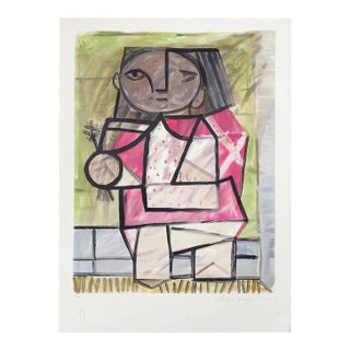 "Enfant en Pied" 1980s Pablo Picasso Estate Lithograph For Sale