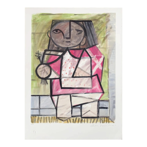 "Enfant en Pied" 1980s Pablo Picasso Estate Lithograph