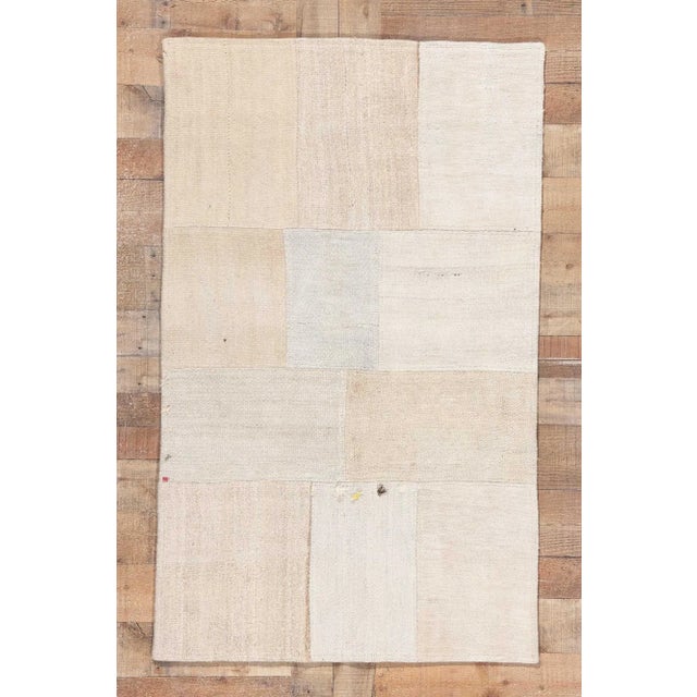 Vintage Turkish Patchwork Rug - 03'01 x 05'01 For Sale - Image 9 of 10