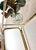 Mid-Century Modern Hollywood Regency Brass Console Table With Smoked Glass Top and Waterfall Edges For Sale - Image 3 of 9