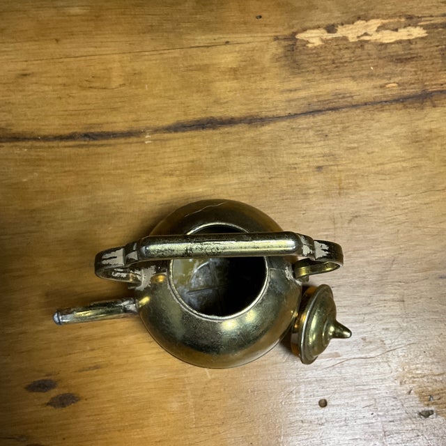 Brass Brass Decorative Teapot For Sale - Image 8 of 8