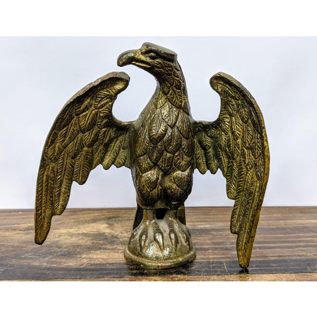 Antique Civil War Era Bronze Eagle Finial Flag Topper Chairish