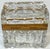 Charles X Style French Ormolu Optic Cut Crystal Box, Signed Lehmann France For Sale - Image 14 of 18