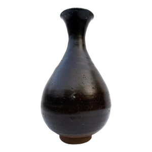 Antique Pear-Shaped Honan Ware Vase