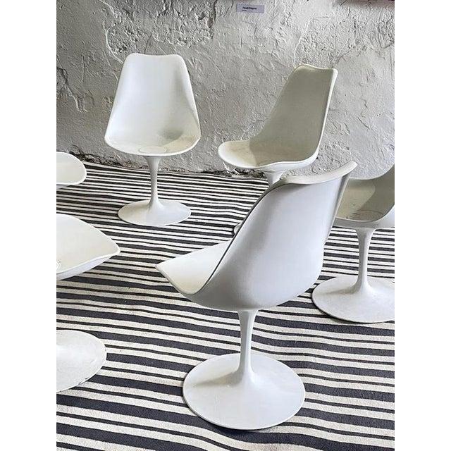 White Tulip Chair by Eero Saarinen for Knoll International, 1960s For Sale - Image 8 of 16