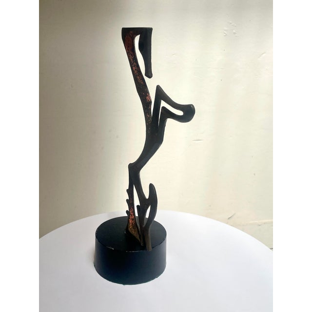 1960s 1960s Brass Patinated Horse Sculpture Attributed to Frederic Weinberg For Sale - Image 5 of 6
