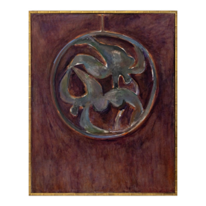 Manfred Schwartz the Ring in Plum Oil on Canvas