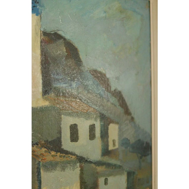 Bertil Wahlberg, Southern Village Motif, 1950s, Oil on Panel, Framed For Sale - Image 7 of 11