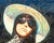 Vintage Signed Sylvan Roberge Encaustic & Pigmented Wax Painting of Young Woman For Sale - Image 10 of 12