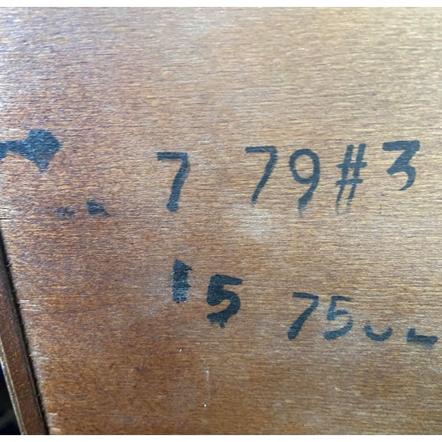 Campaign 1970s Henredon Artefacts Campaign-Style Mid-Century Oak Armoire For Sale - Image 3 of 8