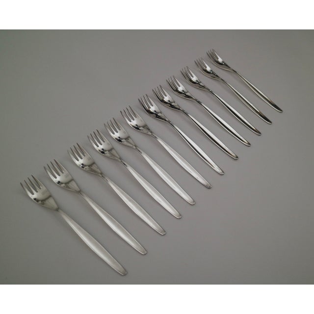 1950s Kurt Meyer for W M F Sterling Forks- Set of 12 For Sale - Image 13 of 13