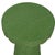 Contemporary Matthew Izzo Home Valencia Kelly Green Stained Oak Scalloped Drink Table For Sale - Image 3 of 6